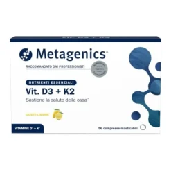 Metagenics Vitamina D3+K2 56 Compresse - Integratore Benessere Ossa