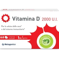 Metagenics Vitamina D 2000 UI 168 Compresse - Integratore Alimentare
