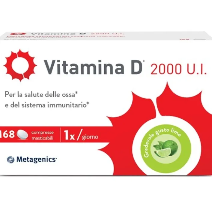 Metagenics Vitamina D 2000 UI 168 Compresse - Integratore Alimentare