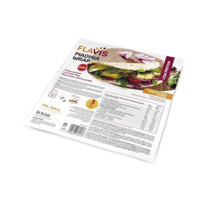Mevalia Flavis Piadina Aproteica 3x80 grammi