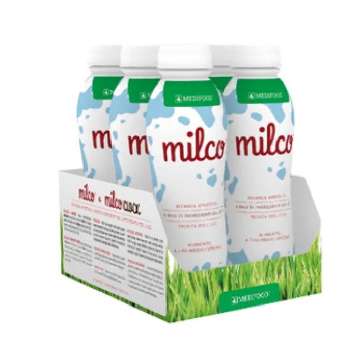 Milco Bevanda Aproteica per Trattamento Dietetico Malattie Renali 6 Flaconcini 200 ml