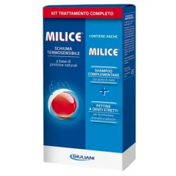 Milice Multipack Shampoo 80 ml + Schiuma 150 ml Trattamento Antipediculosi