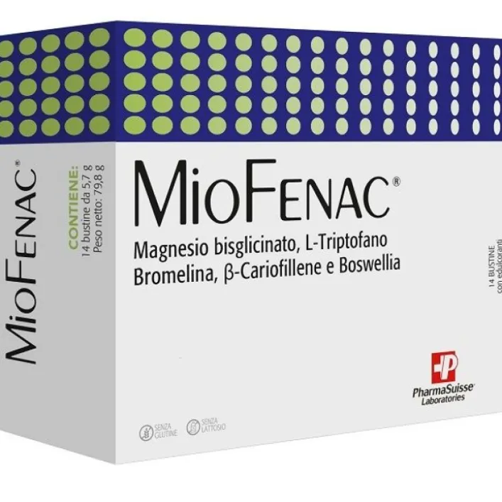 Miofenac 14 Bustine - Integratore Muscoli e Tensioni Localizzate