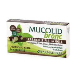 Mucolid Bronc Liquirizia e Menta 24 caramelle