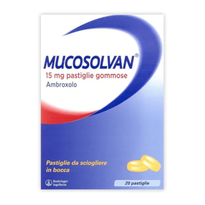 Mucosolvan 15 mg Ambroxolo 20 Pastiglie Gommose