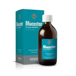 Mucostar Sciroppo 50 mg/ ml Carbocisteina Flacone 200 ml