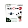 Multicare In Strisce Reattive Misurazione Glucosio Colesterolo 25 pezzi