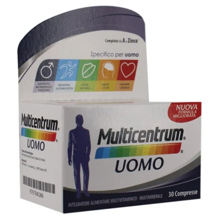 Multicentrum Uomo 30 compresse GMM - Integratore Multivitaminico