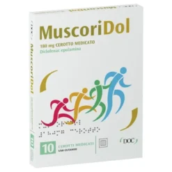 Muscoridol Diclofenac 180 mg 10 Cerotti Medicati