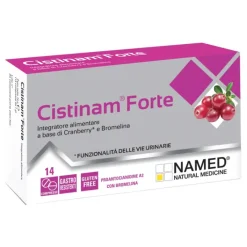 Named Cistinam Forte 14 Compresse - Integratore Cranberry e Bromelina