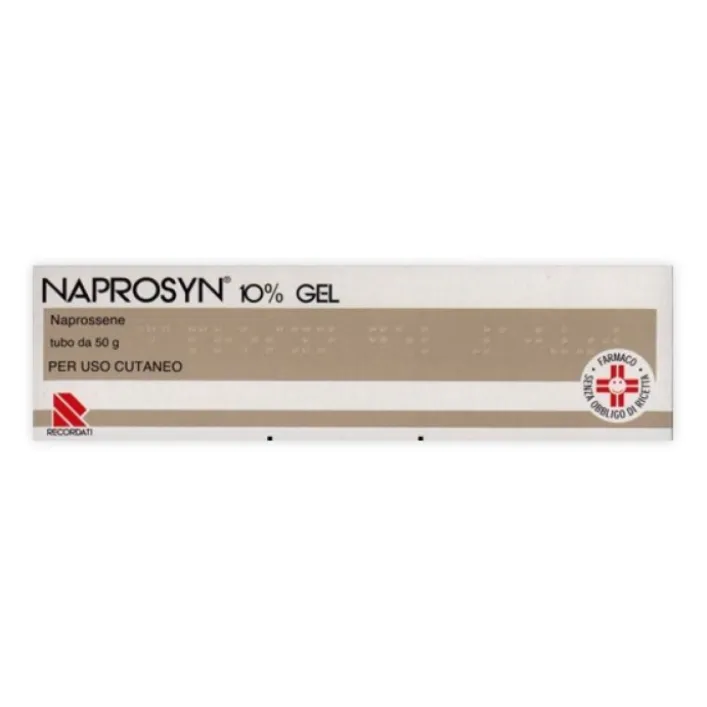 Naprosyn 10% Naprossene Gel 50 grammi