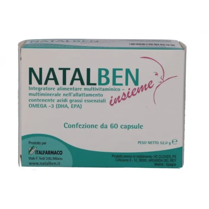 Natalben Insieme 60 Capsule - Integratore Alimentare