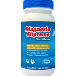 Natural Point Magnesio Supremo Notte Relax 150 grammi - Integratore Benessere Sonno