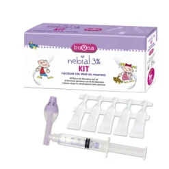 Nebial 3% Kit 20 Flaconcini + 1 Spray Pediatrico + 1 Siringa