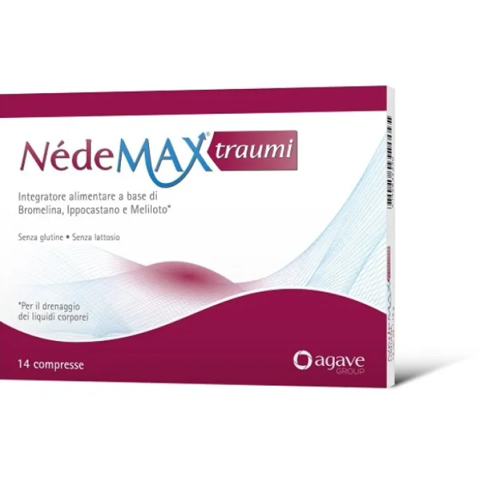 Nedemax Traumi 14 Compresse - Integratore per Edemi Traumatici