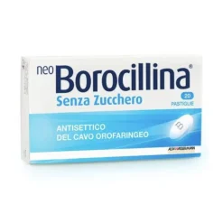 Neo Borocillina 1,2 mg + 20 mg senza zucchero 20 pastiglie