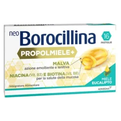 NeoBorocillina Propolmiele+ Miele e Eucalipto 16 Pastiglie