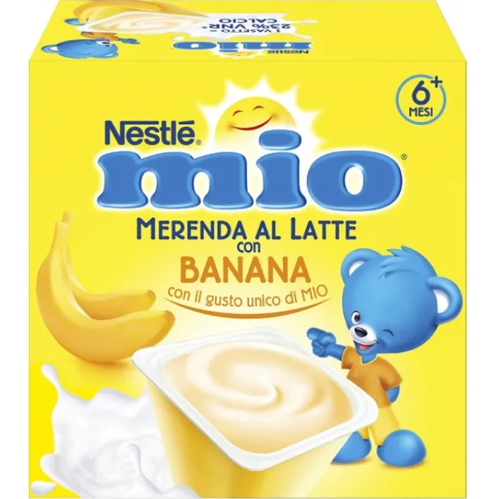 Nestle' Mio Merenda Banana 4 x 100 grammi