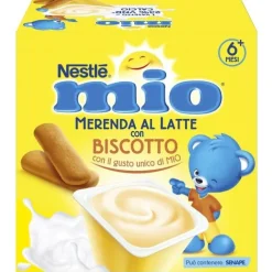 Nestle' Mio Merenda Latte Biscotto 4x100 grammi