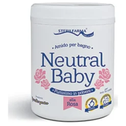 Neutral Baby Amido Polvere per Bagnetto Rosa 220 grammi