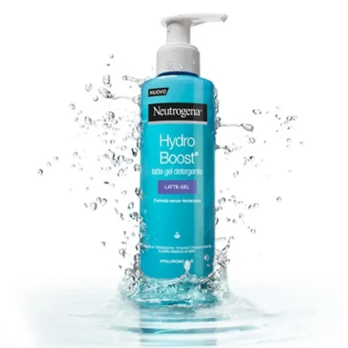 Neutrogena Hydro Boost Latte Gel Detergente Viso 200 ml