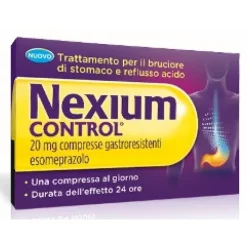 Nexium Control 20 mg Esomeprazolo Antiacido 14 Compresse Gastroresistenti