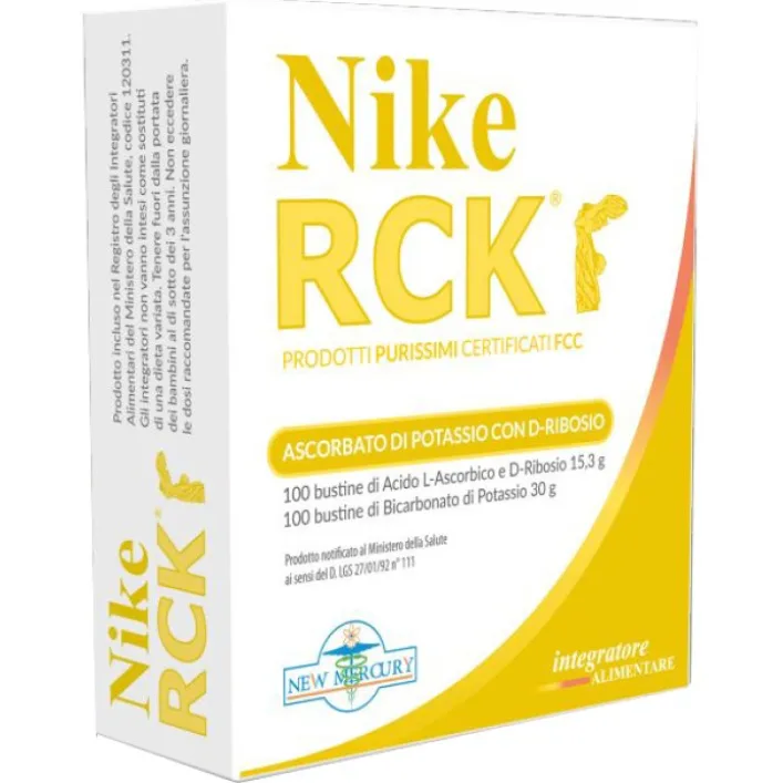 Nike RCK Ascorbato Potassio + Ribosio 200 Buste - Integratore Alimentare