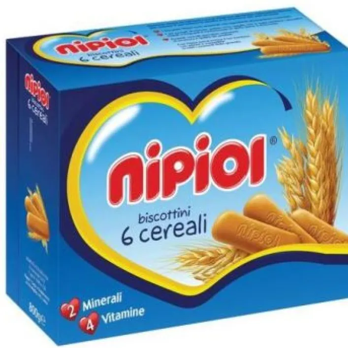 Nipiol Biscotto 6 Cereali 800 grammi