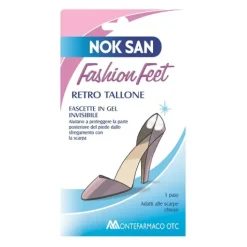 Nok San Fashion Feet Fascetta per Retro Tallone 2 pezzi