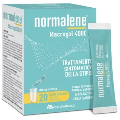 Normalene Macrogol 4000 Arancia 20 buste - Trattamento Stipsi