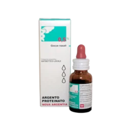 Nova Argentia Argento Proteinato 0,5% Gocce Nasali e Auricolari 10 ml