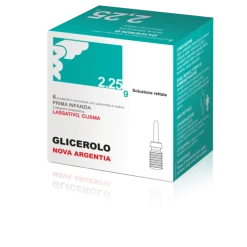 Nova Argentia Glicerolo Prima Infanzia 2,25 grammi Soluzione Rettale 6 Monodose con Camomilla e Malva