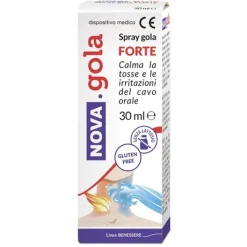 Nova Argentia Gola Spray Forte 30 ml - Integratore Alimentare