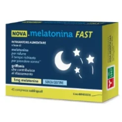 Nova Argentia Melatonina Fast 45 Compresse - Integratore Alimentare