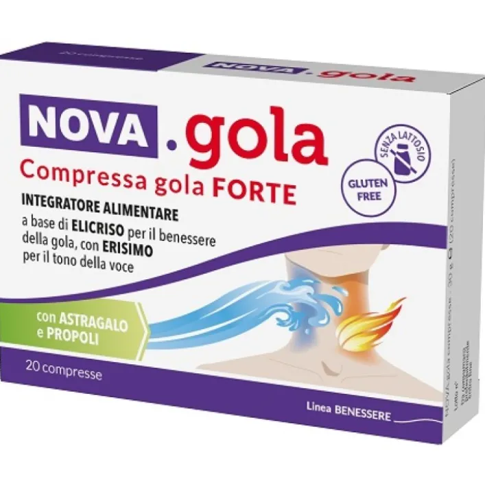 Nova Gola Forte 20 compresse - Integratore Alimentare