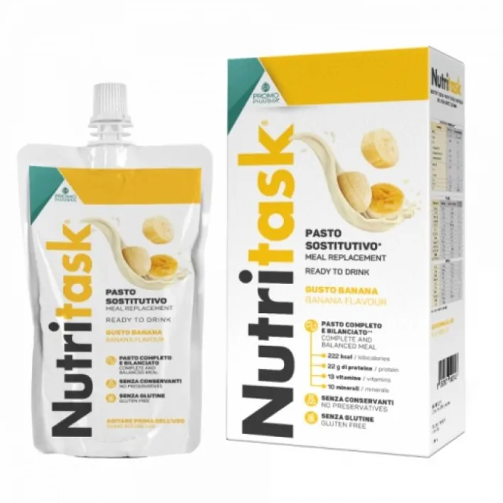 Nutritask Pasto Sostitutivo Completo Gusto Banana 440 grammi