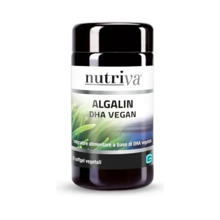 Nutriva Algalin DHA 30 softgel - Integratore Funzione Cerebrale e Visiva