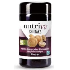 Nutriva Shitake 60 Capsule Vegetali - Integratore Difese Organismo