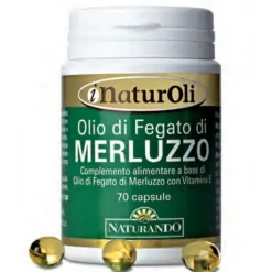Olio di Fegato di Merluzzo 70 Capsule - Integratore Alimentare