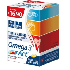 Omega 3 Act 60 Perle - Integratore Alimentare