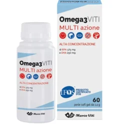 Omega 3 Viti Multiazione 60 Perle - Integratore Alimentare
