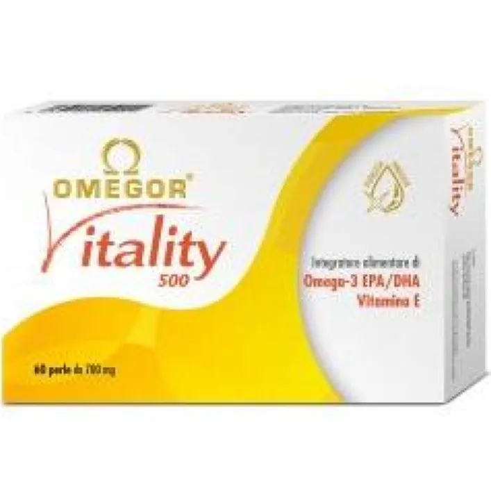 Omegor Vitality500 60 Capsule - Integratore per il Colesterolo