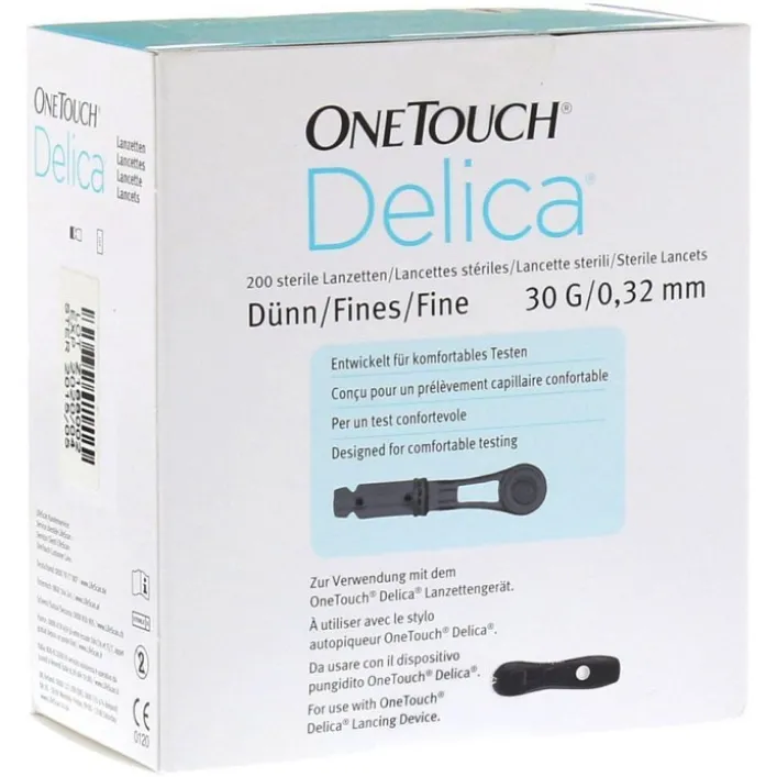 One Touch Delica G30 Lancette Pungidito 200 pezzi