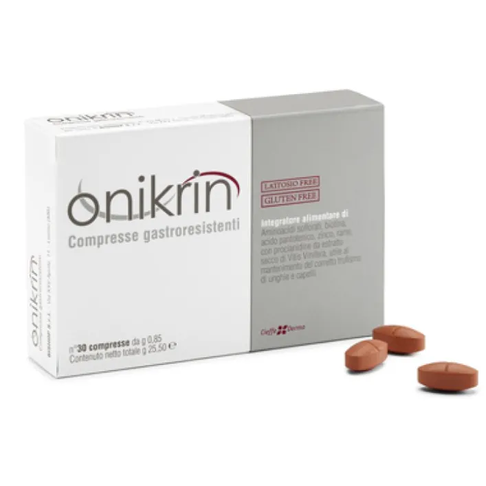 Onikrin 30 Compresse - Integratore Capelli e Unghie