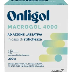 Onligol Macrogol 4000 200 grammi - Integratore Lassativo