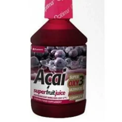 Optima Acai Succo con Oxy3 Grassi e Carboidrati 500 ml - Integratore Antiossidante