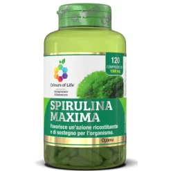 Optima Colour of Life Spirulina Maxima 60 Compresse - Integratore Ricostituente