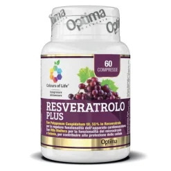 Optima Colours of Life Resveratrolo Plus 60 Compresse - Integratore Microcircolo