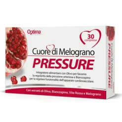 Optima Cuore di Melograno Pressure 30 Compresse - Integratore Apparato Cardiovascolare