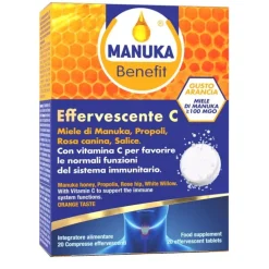 Optima Manuka Benefit 20 Compresse Effervescenti - Integratore Difese Immunitarie